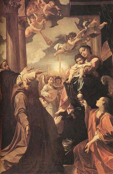 Ludovico Carracci Bargellini Madonna Norge oil painting art